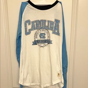 Pressbox White and Blue Raglan Shirt